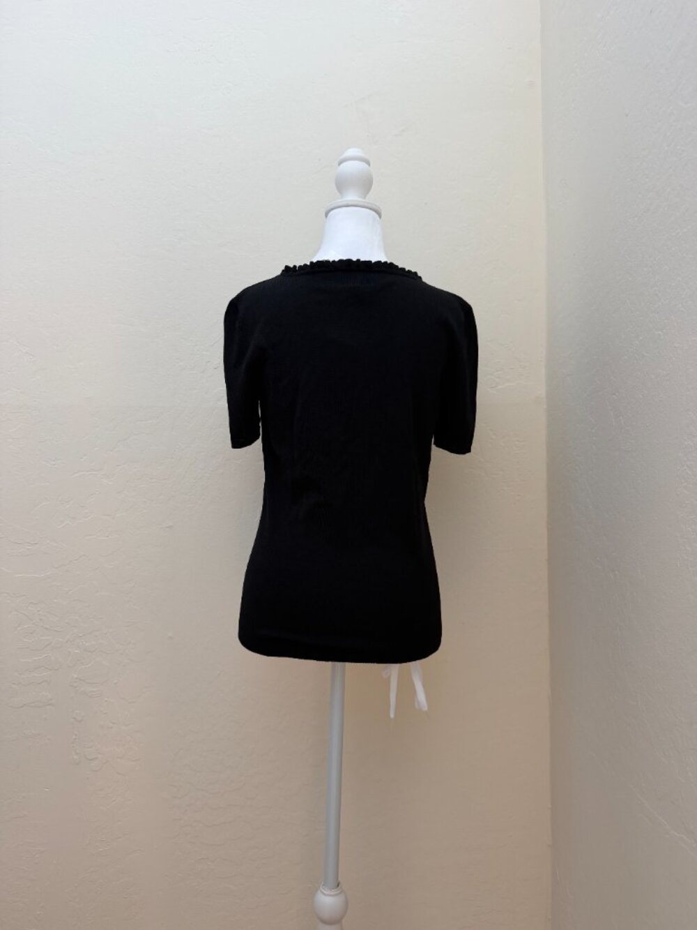 NWT I.N.C Ruffled Collared Top - Picture 3 of 7